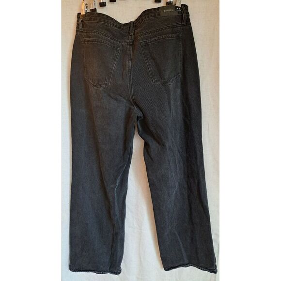 RSQ Grunge Black Lowrise Straight Jeans 100% Cotton, 30 - Picture 2 of 2
